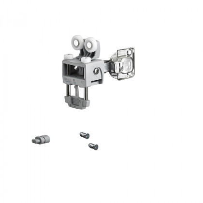 HETTICH 9278642 WingLine L jusqu'a 12 kg, Push to move gris droit sans inférieur