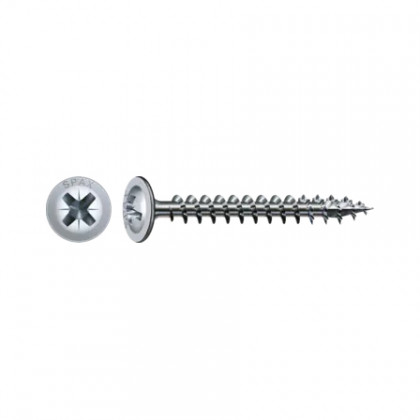 SPAX vis a bois 4x45 tete fraisée avec collerette PZ, W, 4C MH