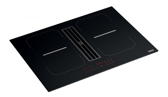 FRANKE Plaque induction avec extracteur FSM 7081 HI verre noir/graph blanc