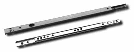 StrongBall S5 coulisse a billes partielle encastrée 17mm, 342mm/10kg, sans frein