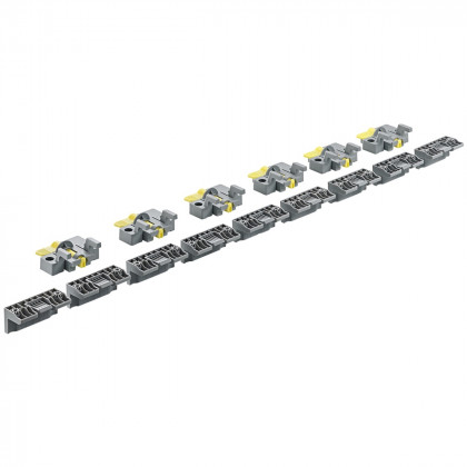 HETTICH 9277708 TopLine XL ensemble clips profilés guide 3000 mm