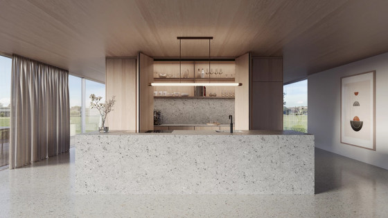 K-HAWA Folding Concepta III 25 Push dans boîtier 1900-2700mm 4 vantaux noir P+L