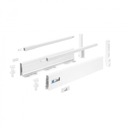HETTICH 9307243 Atira flexi ensemble complet 620/176 blanc, reling, fix pr front