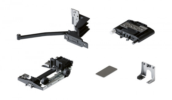 HAWA 31511 Folding Concepta III 25 Push kit coulissant droit pour profilés