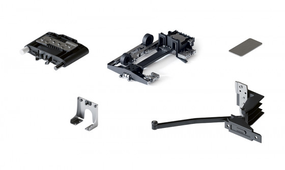 HAWA 31508 Folding Concepta III 20 Push kit coulissant gauche pour encastrement