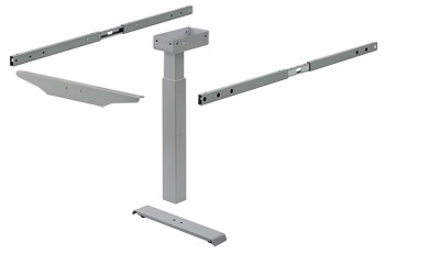 HETTICH 9209155 Change Top manuel piétement supplément 607,5-837,5 mm