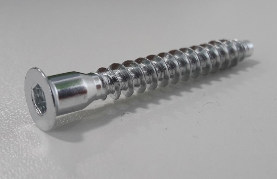 StrongFix Konfirmát 6,4/50mm fixation zinc blanc bulk StrongFix Konfirmát 6,4/50mm fixation zinc blanc bulk