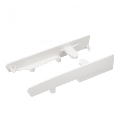 StrongBox supports façade, tiroir intérieur H204, reling rond sup., blanc