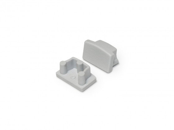 StrongLumio embouts pour profil Begton 12 oblá, gris (paire) StrongLumio embouts pour profil Begton 12 oblá, gris (paire)