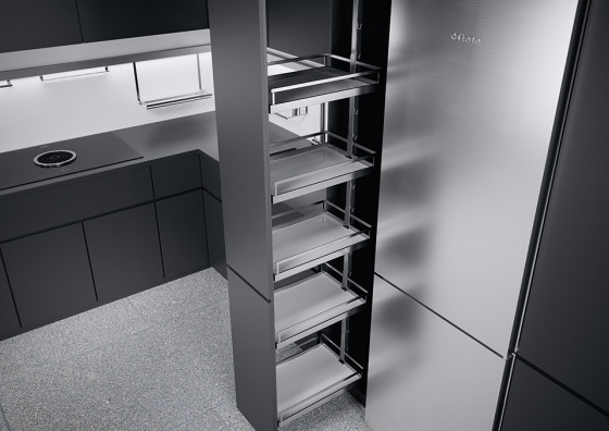 K-KES Dispensa, garde-manger, Arena Style, blanc/chrome, 150/900-1300