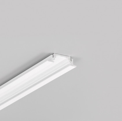 StrongLumio profilé LED Groove 10, 2000mm vernis blanc StrongLumio profilé LED Groove 10, 2000mm vernis blanc
