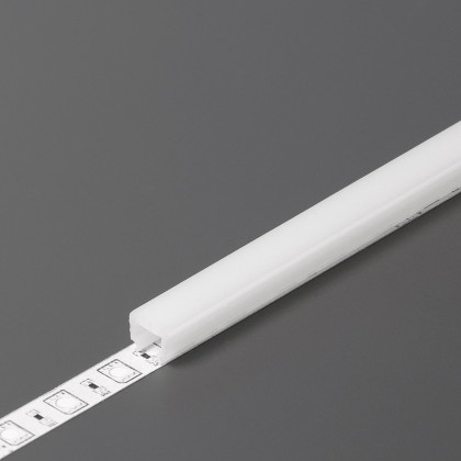 StrongLumio moulure de recouvrement C1 pour profil HI 8 clip, 3000mm lait StrongLumio moulure de recouvrement C1 pour profil HI 8 clip, 3000mm lait