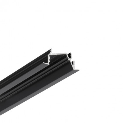 StrongLumio profilé LED Diagonal 14 alu noir 1000mm