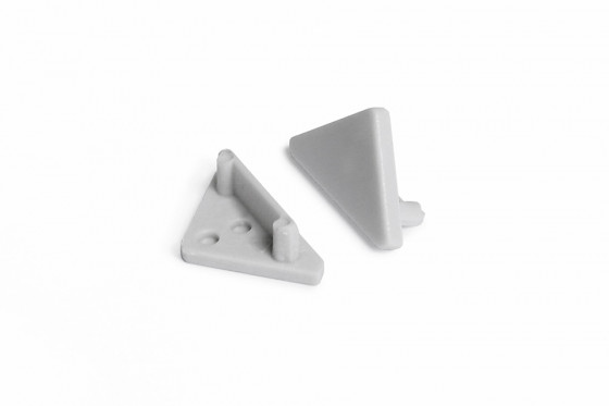 StrongLumio embouts pour profil Cabi, gris (paire)