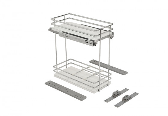 VIBO Galaxy, panier bas, 300mm, blanc, double sens
