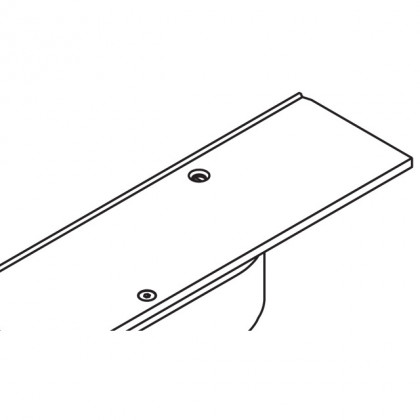 HAWA 24914 Folding Concepta 25 profil supérieur 2120mm droit alu argenté