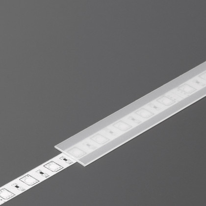 StrongLumio moulure de recouvrement B pour profil LED, 2000mm translucide