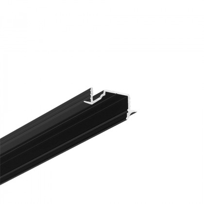 StrongLumio profilé LED Diagonal 10 alu noir 2000mm