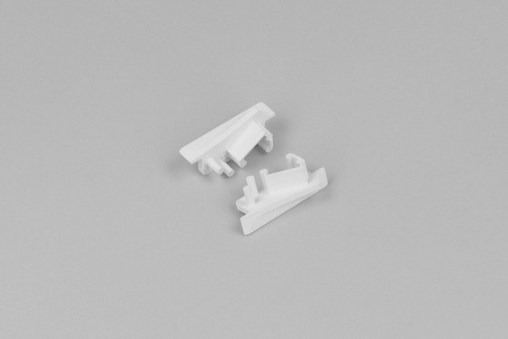 StrongLumio embouts pour profil Diagonal 10 blanc (paire)
