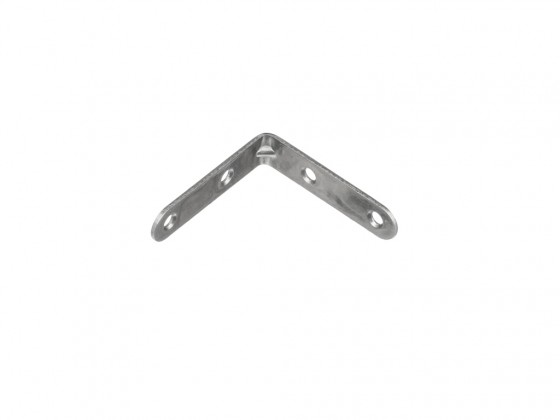 STRONG Équerre 60x60mm avec presse zinc blanc STRONG Équerre 60x60mm avec presse zinc blanc
