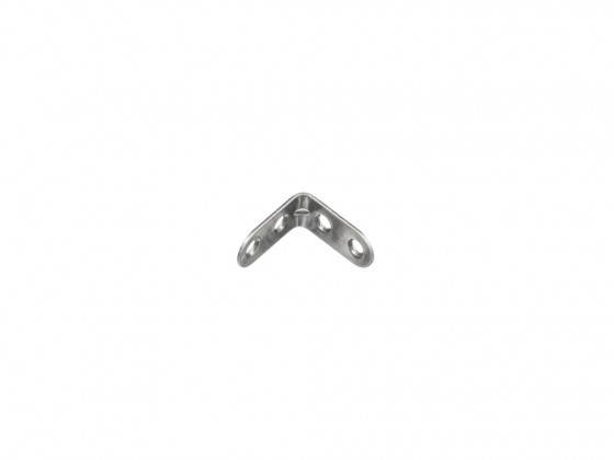 STRONG Équerre 30x30mm presse zinc blanc