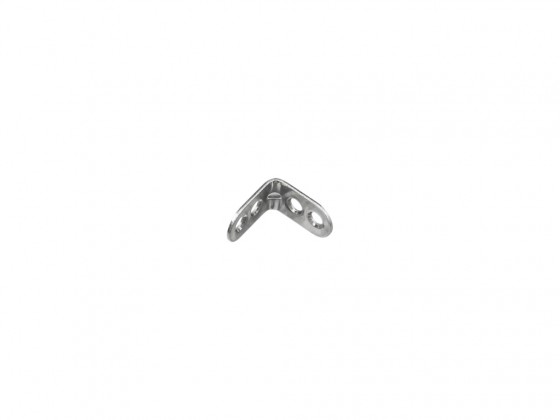 STRONG Équerre 25x25mm a presse zinc blanc STRONG Équerre 25x25mm a presse zinc blanc