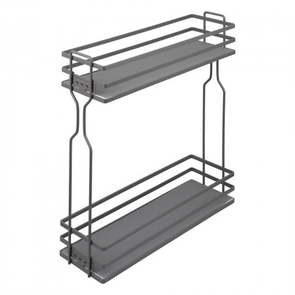 K-StrongWire panier latéral 200mm, tiroir coulissant a billes amorti, gris K-StrongWire panier latéral 200mm, tiroir coulissant a billes amorti, gris