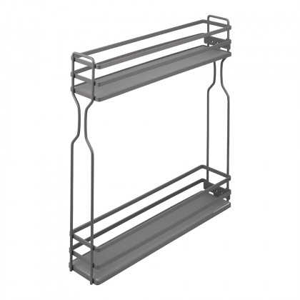 K-StrongWire panier latéral 150mm, tiroir coulissant caché, gauche, gris K-StrongWire panier latéral 150mm, tiroir coulissant caché, gauche, gris