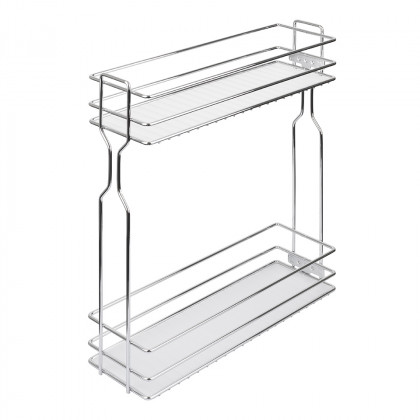 K-StrongWire panier latéral 200mm tout fil, tiroir coulissant caché, gauche K-StrongWire panier latéral 200mm tout fil, tiroir coulissant caché, gauche
