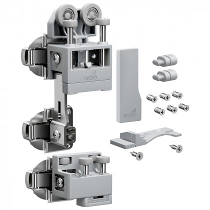 HETTICH 9339352 WingLine L new jusqu'a 25 kg, ensemble avec ressort, gris, G
