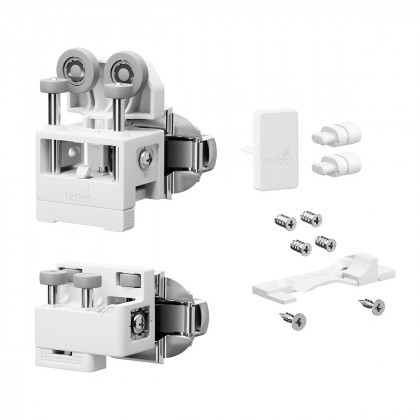 HETTICH 9339367 WingLine L new jusqu'a 12 kg, ensemble avec ressort, blanc, D, a