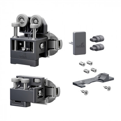 HETTICH 9339368 WingLine L new jusqu'a 12 kg, ensemble avec ressort, anthracite,