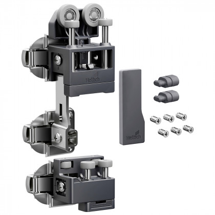 HETTICH 9339364 WingLine L new jusqu'a 25 kg, ensemble sans ressort, anthracite,