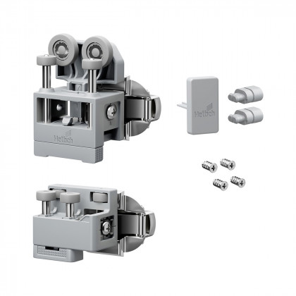 HETTICH 9339369 WingLine L new jusqu'a 12 kg, ensemble sans ressort, gris, D, av