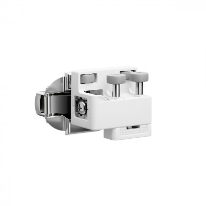 HETTICH 9338704 WingLine S new jusqu'a 5 kg, chariot sans ressort, blanc, droite