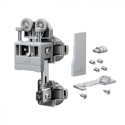 HETTICH 9339389 WingLine L new jusqu'a 12 kg, ensemble ressort, gris,D sans guid