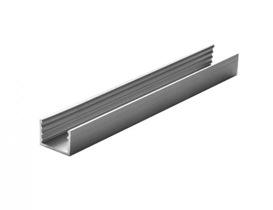 SEVROLL 02558 profil "U" pour stratifié 10mm 3m argent