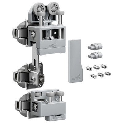 HETTICH 9339357 WingLine L new jusqu’a 25 kg, ensemble sans ressort, gris, G