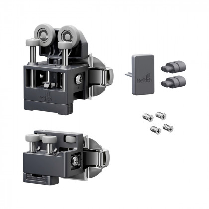 HETTICH 9339381 WingLine L new jusqu'a 12 kg, ensemble sans ressort, anthracite,