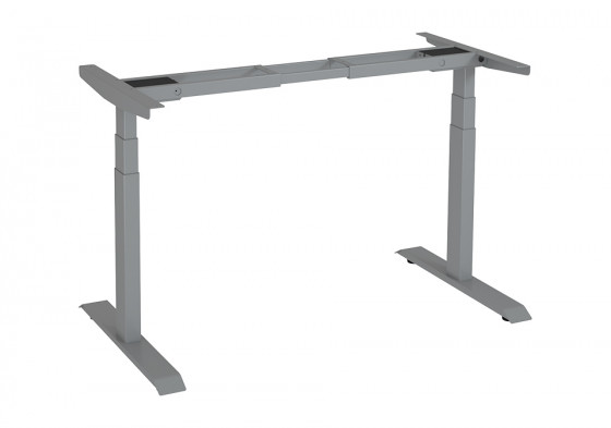 STRONG Piétement électrique réglable argent mat