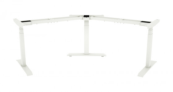 STRONG piétement électrique réglable pour angle blanc mat STRONG piétement électrique réglable pour angle blanc mat