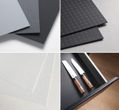 K-StrongMax 16 tiroir H185/500mm, gris, anti-dérapant Ago-Kristall 800 noir