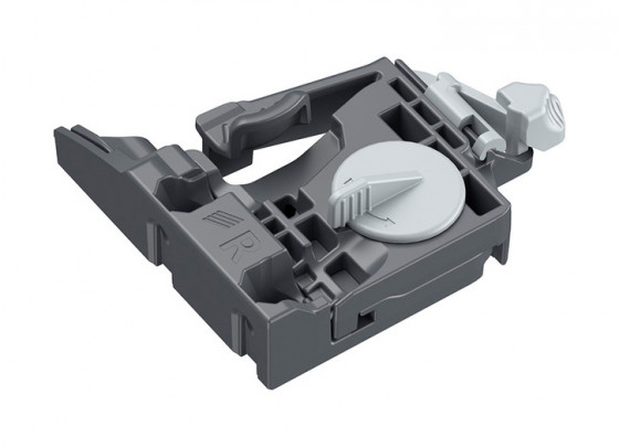 HETTICH 9329163 raccord 2D pour Quadro V6 5D / Quadro 25 2D P