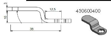 LEHMANN Verrou 400 pour serrure a code 60 61 71 nickel