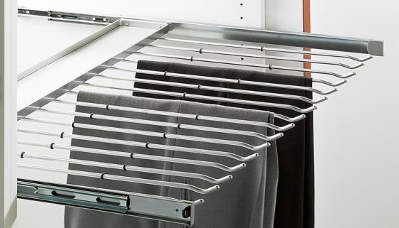 HETTICH 9079962 Tiroir coulissant porte-pantalons 800 mm