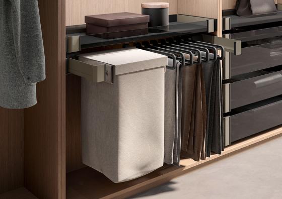 KES Conero, ensemble tiroir coulissant sans accessoires, 475/534-594mm, or champ