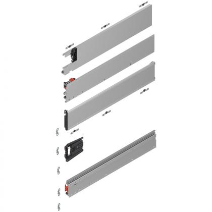 BLUM 802P525D.L3 Revego Duo rail de guidage pour poche, 525 mm, gauche