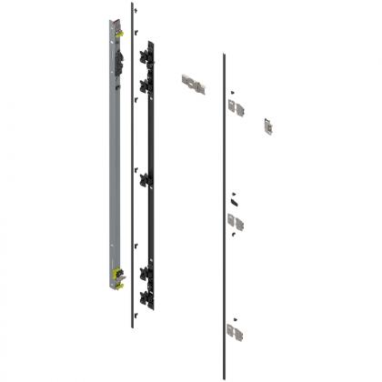 BLUM 802T1500.L3 Revego Duo tringle a rideaux, 1507–1656 mm, gauche