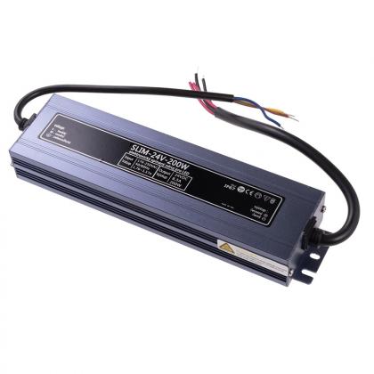 TL alimentation électrique pour LED Slim 24V 200W IP67