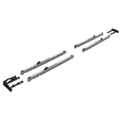 HETTICH 9336465 TopLine XL ensemble amortissement 2 portes 30-80kg noir